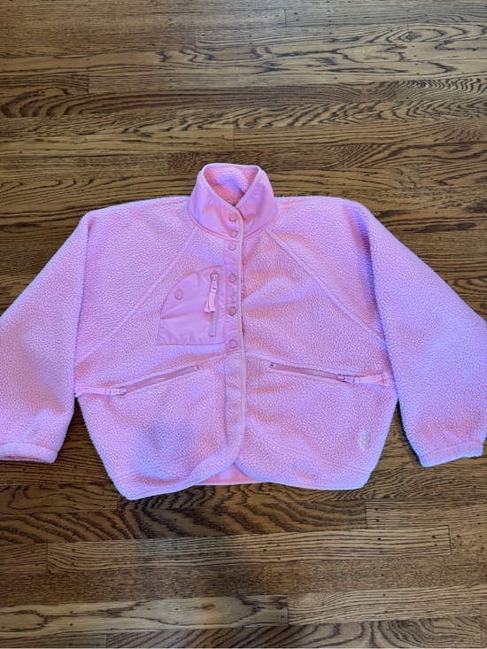 FP Movement by Free People Jackets & Blazers - Free People Movement “hit the slopes” Pink Sherpa Fleece Jacket